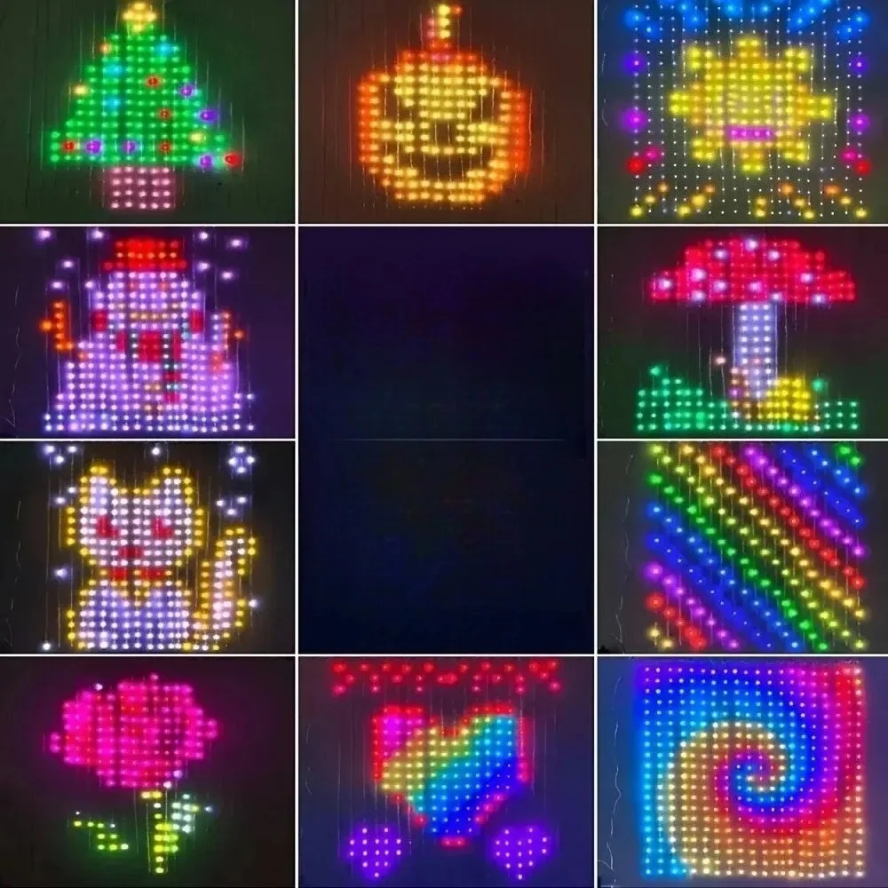 LED-Pixel-Lichtvorhang mit Blu – Lighting Christmas Decor Bewertung und Preis