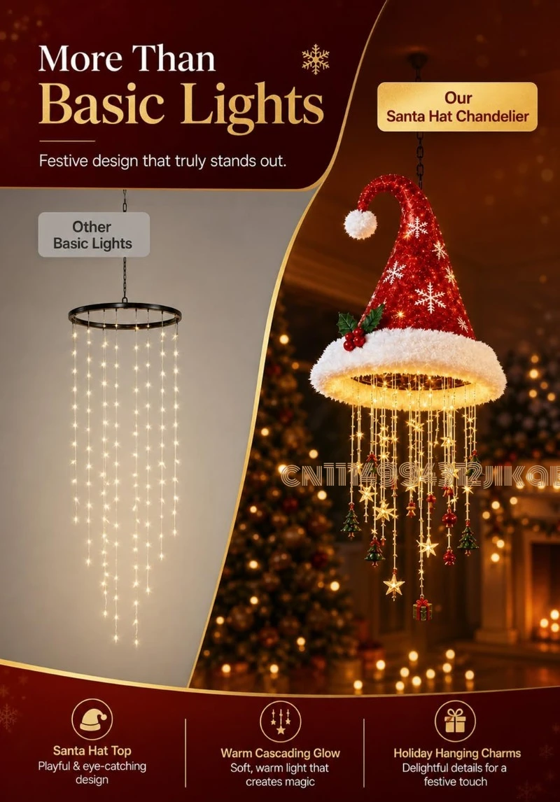 Beleuchteter Weihnachtsmann-Hu – Lighting Christmas Decor Bewertung und Preis