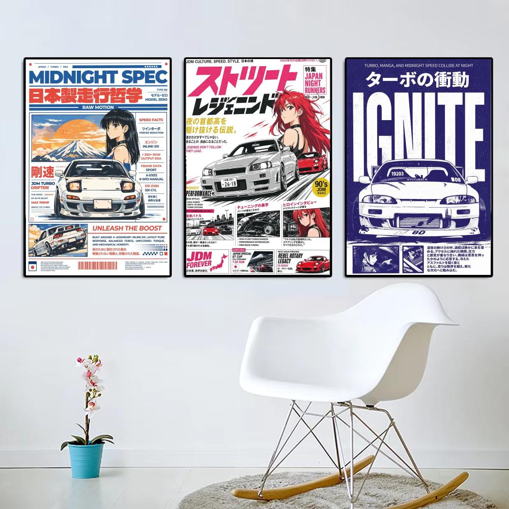Car Todd Pham Poster im Japand – Lighting Mcqueen Bedroom Decor Bewertung und Preis