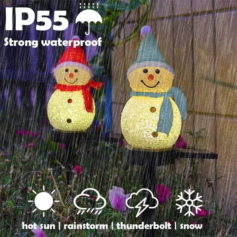 Weihnachts-Schneemann Solar-Ga – Lighting Christmas Decor Bewertung und Preis