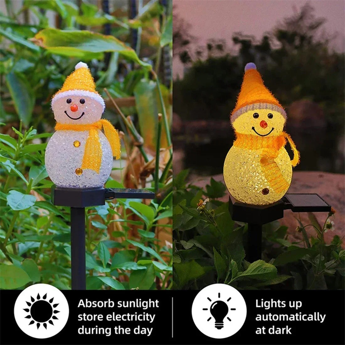 Weihnachts-Schneemann Solar-Ga – Lighting Christmas Decor Bewertung und Preis